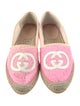 Gucci Terry Cloth Graphic Print Espadrilles