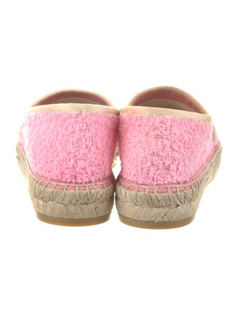 Gucci Terry Cloth Graphic Print Espadrilles