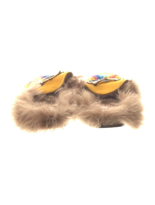 Gucci Velvet Printed Mules