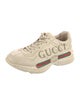 Gucci Web Accent Leather Sneakers
