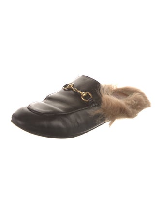 Gucci Horsebit Accent Leather Mules