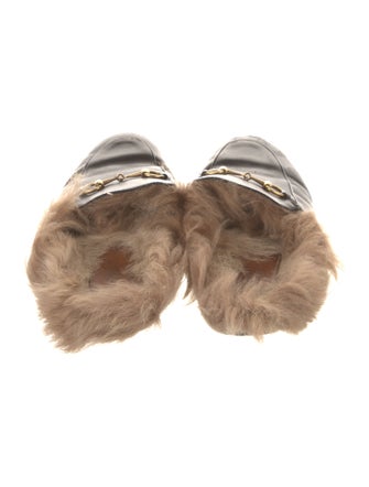 Gucci Horsebit Accent Leather Mules