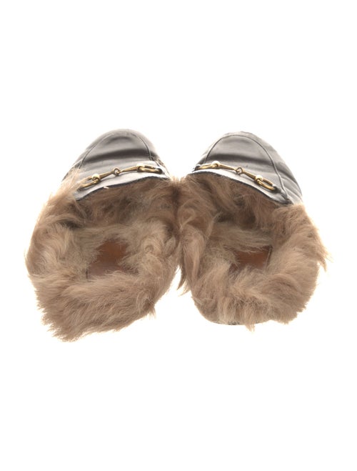 Gucci Horsebit Accent Leather Mules