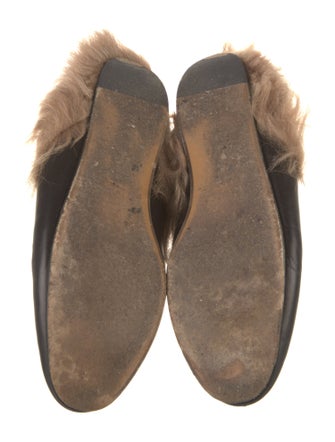 Gucci Horsebit Accent Leather Mules