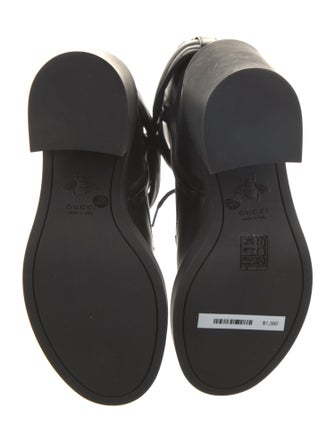 Gucci Leather Combat Boots