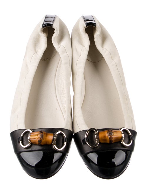 Gucci Horsebit Accent Suede Ballet Flats