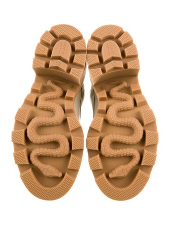 Gucci Printed Combat Boots