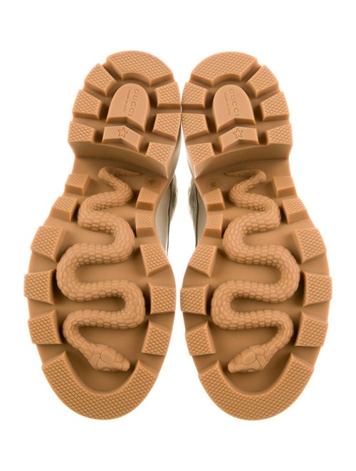 Gucci Printed Combat Boots