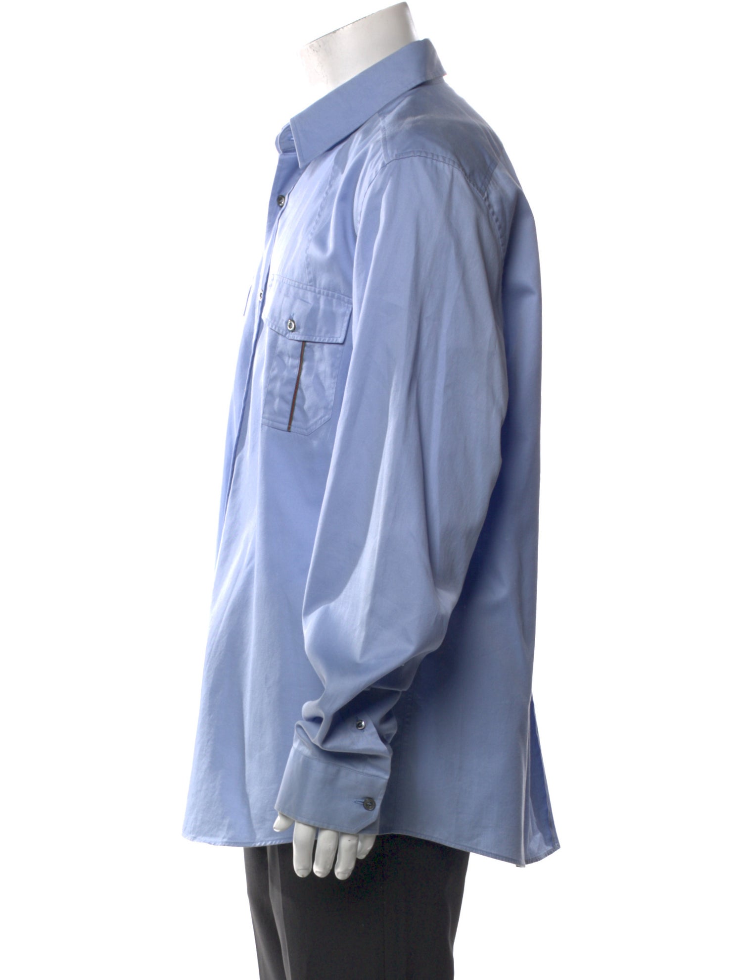 Gucci Running GG Logo Long Sleeve Dress Shirt