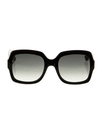 Gucci Interlocking G Logo Square Sunglasses