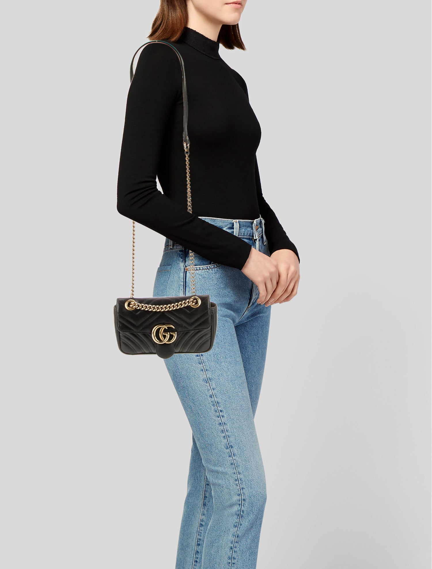 Gucci Leather Marmont Small