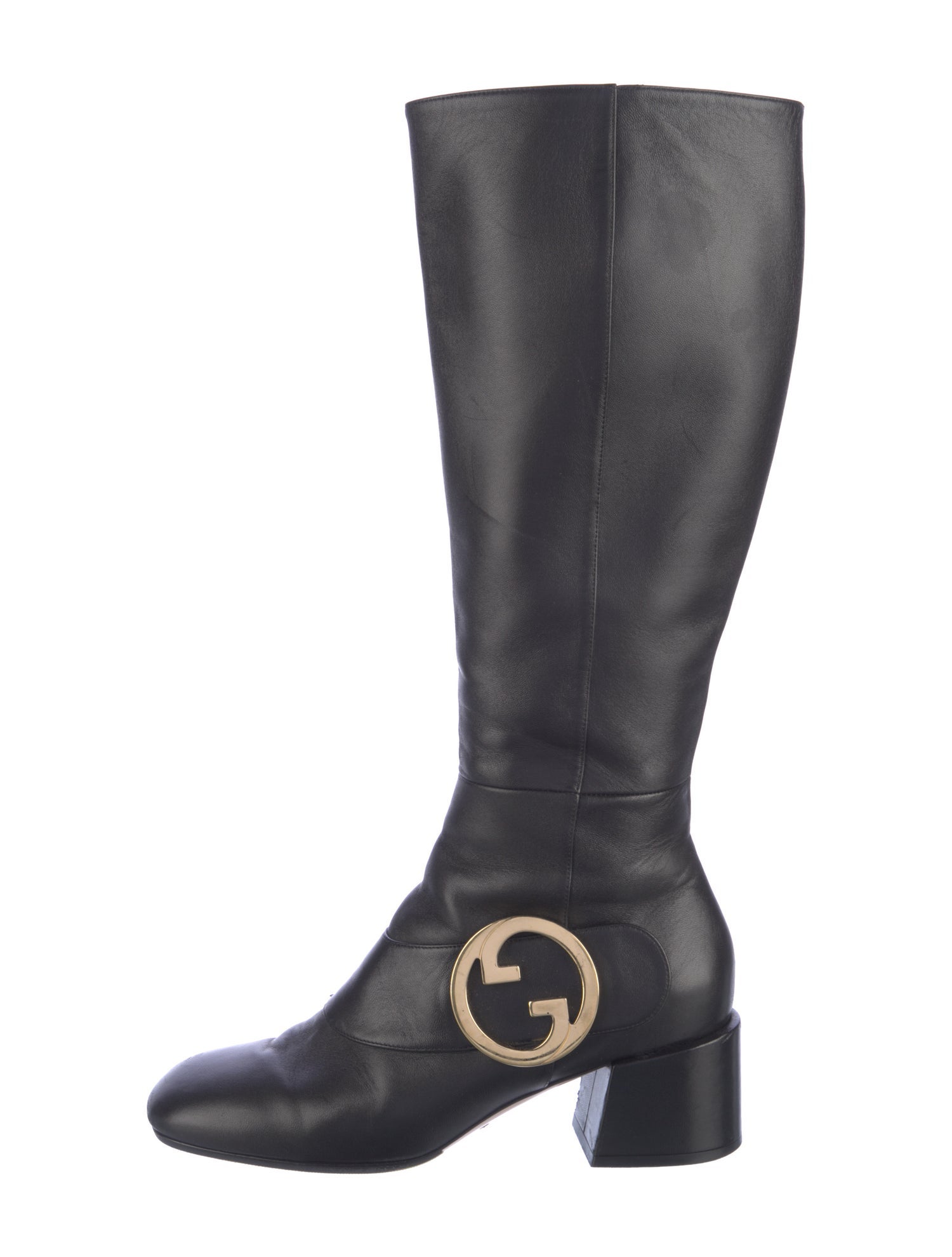 Gucci Leather Riding Boots