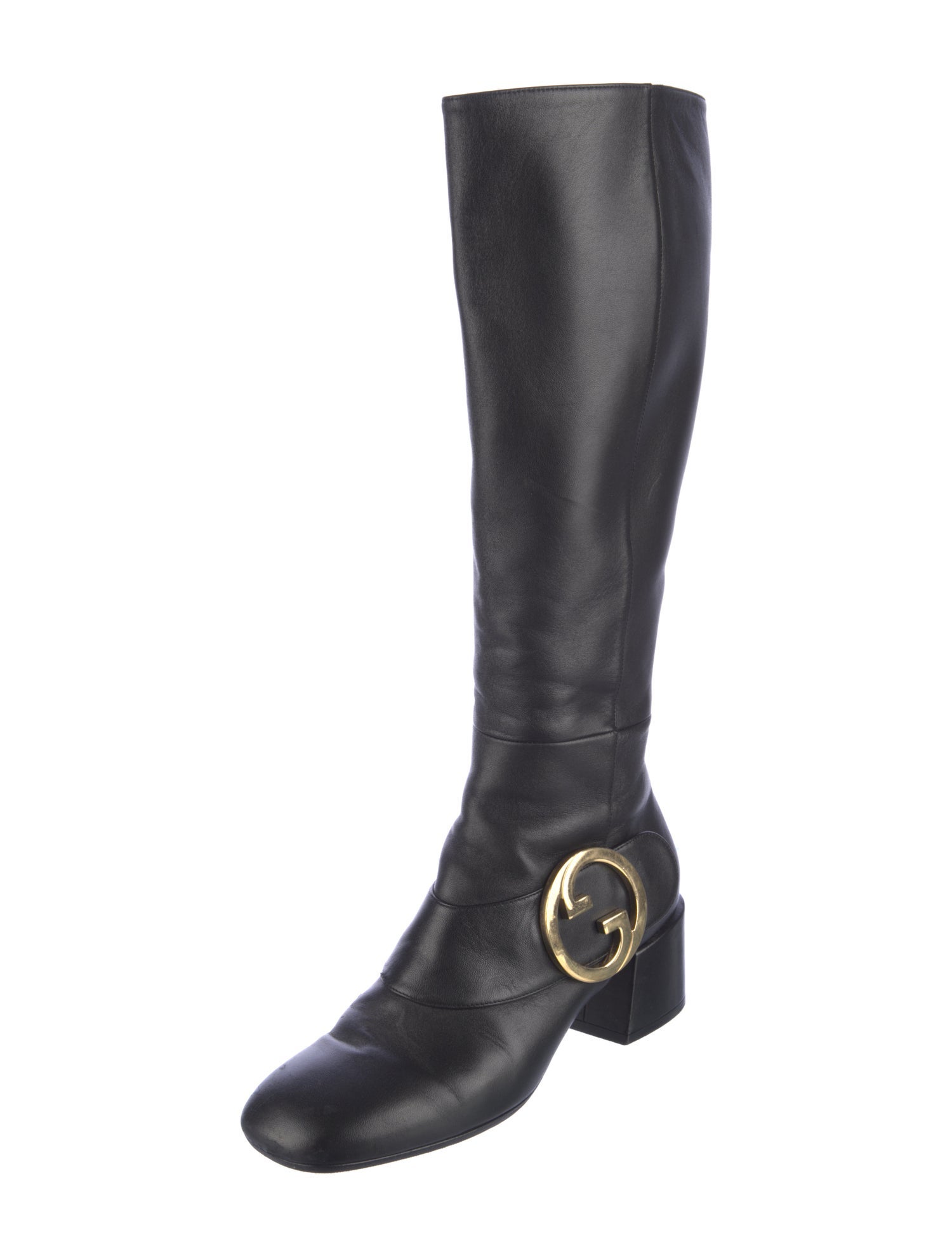 Gucci Leather Riding Boots