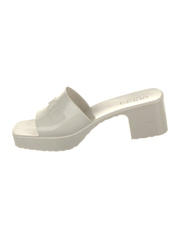 Gucci Sandals Rubber Slides IT 37 | 7