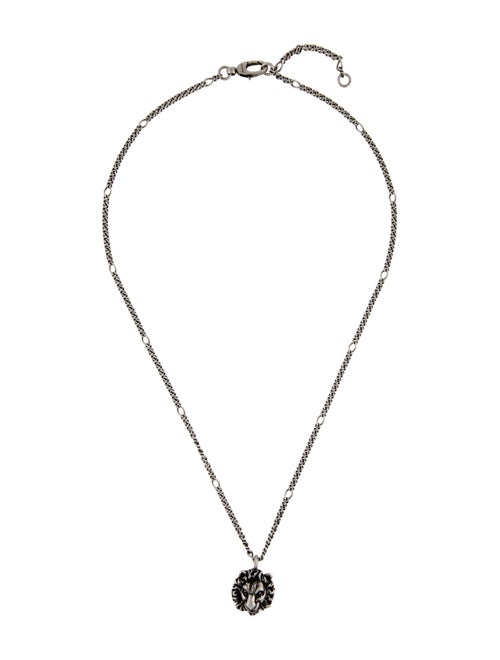 Gucci Lion Head Pendant Necklace