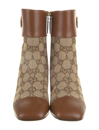 Gucci GG Canvas Canvas Boots