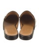 Gucci Horsebit Accent Leather Slippers