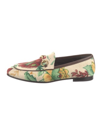 Gucci Canvas Printed Loafers
