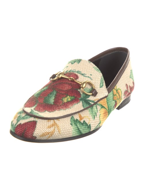 Gucci Canvas Printed Loafers