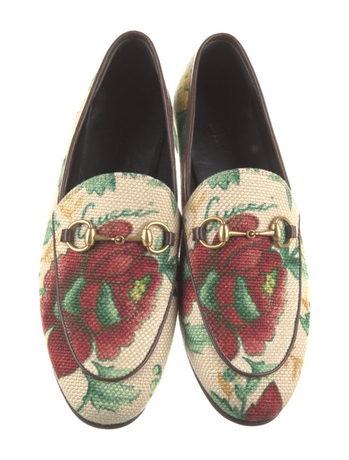 Gucci Canvas Printed Loafers