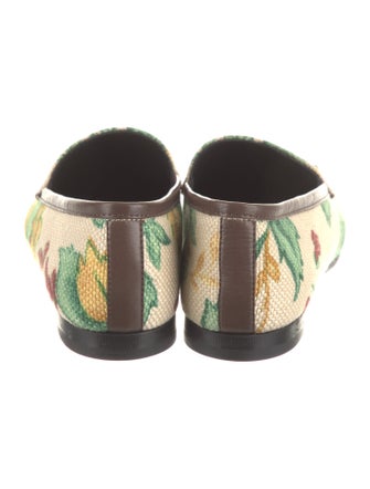 Gucci Canvas Printed Loafers