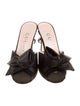 Gucci Satin Bow Accents Slides