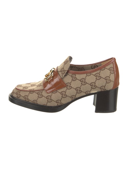 Gucci Canvas Printed Pumps