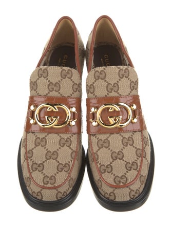 Gucci Canvas Printed Pumps