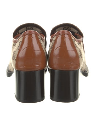 Gucci Canvas Printed Pumps