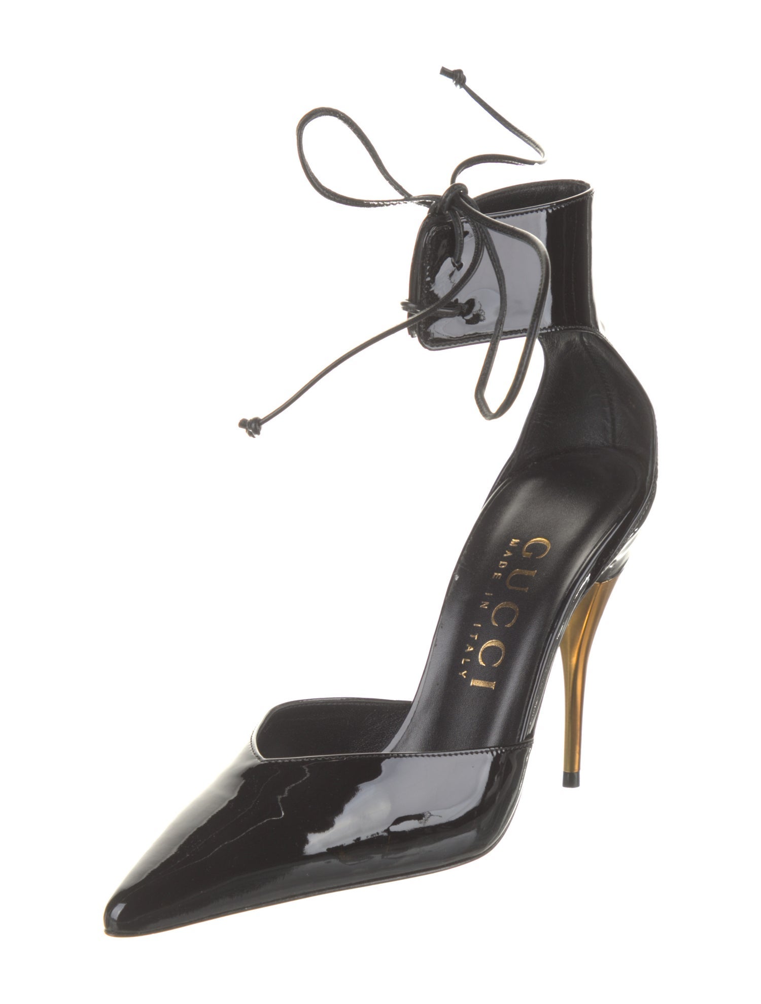 Gucci Leather D'Orsay Pumps