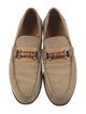 Gucci Horsebit Accent Suede Loafers