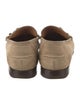 Gucci Horsebit Accent Suede Loafers