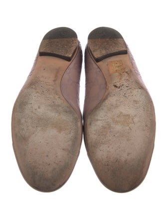 Gucci GG Signature Leather Ballet Flats