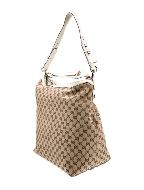 Gucci GG Canvas Icon Bit Large