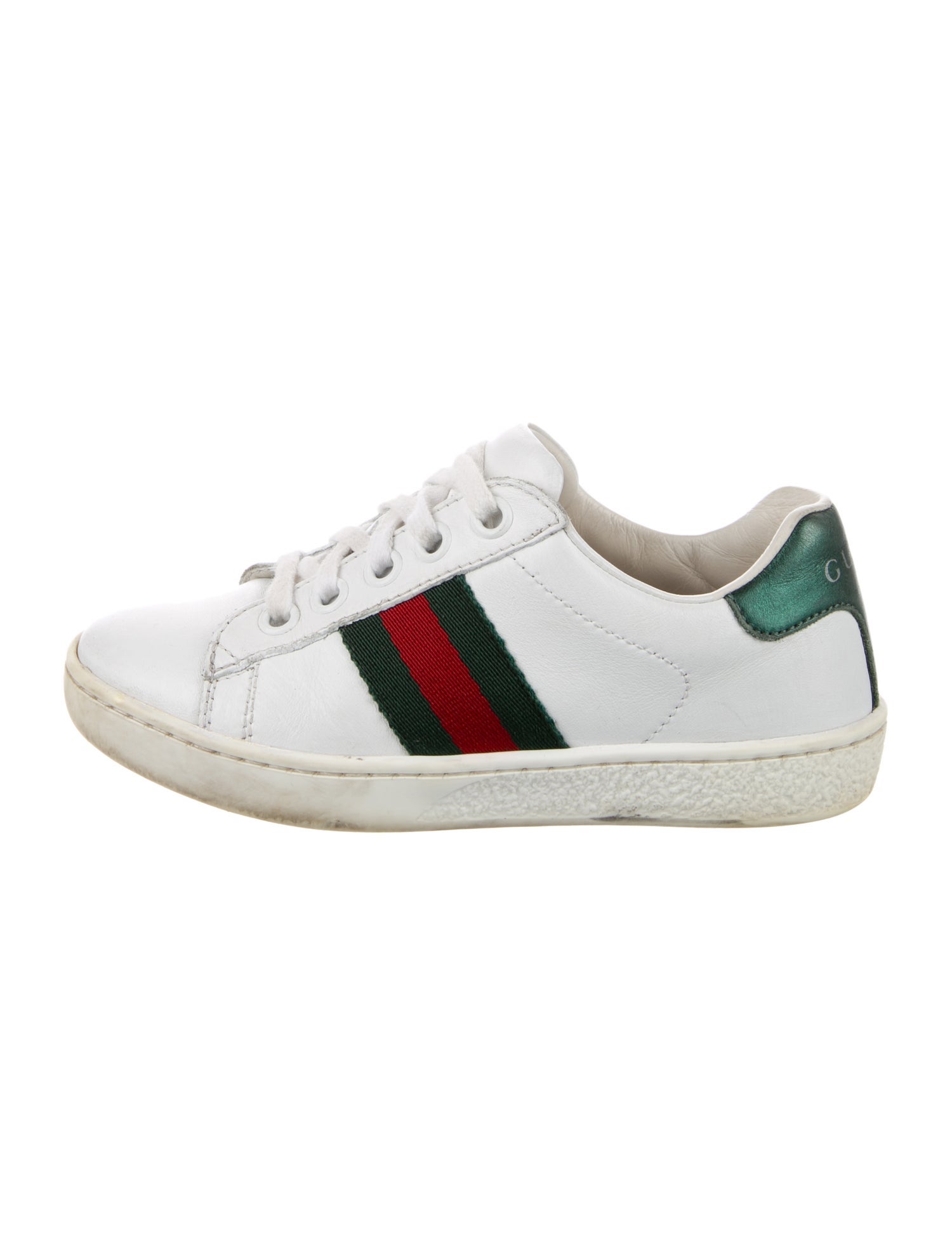 Gucci Leather Low Top Sneakers