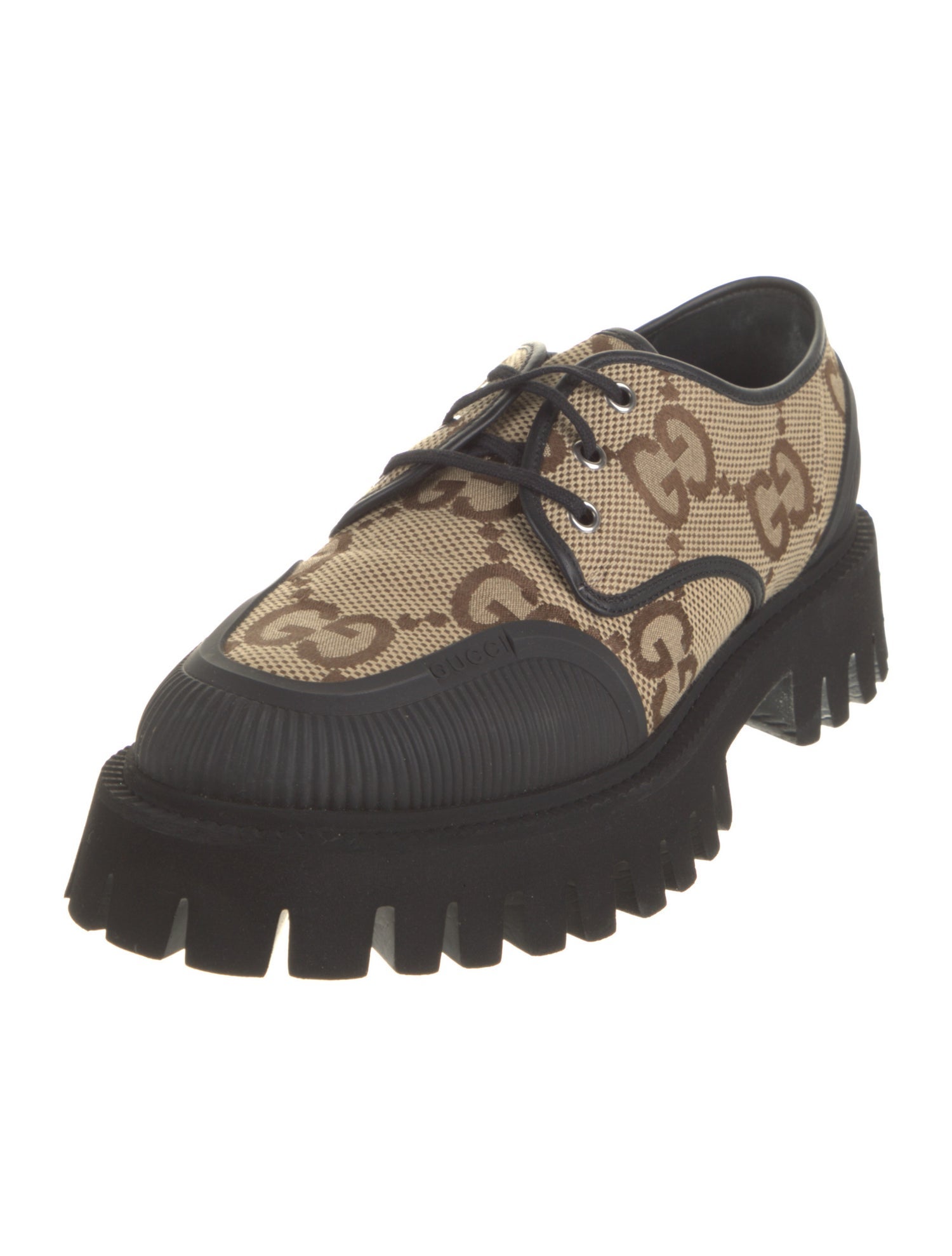 Gucci Printed Lace-Up Boots w/ Tags