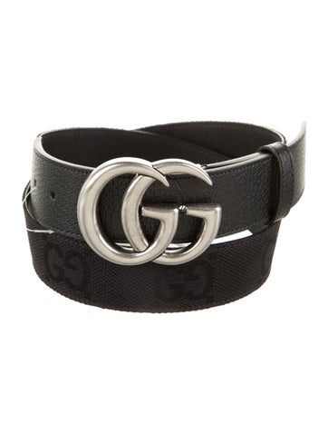 Gucci Belts Double G Logo Canvas Belt S