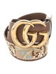 Gucci Double G Logo Canvas Belt