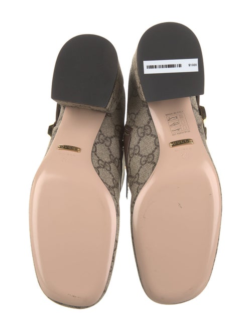 Gucci GG Supreme Leather Trim Embellishment Boots