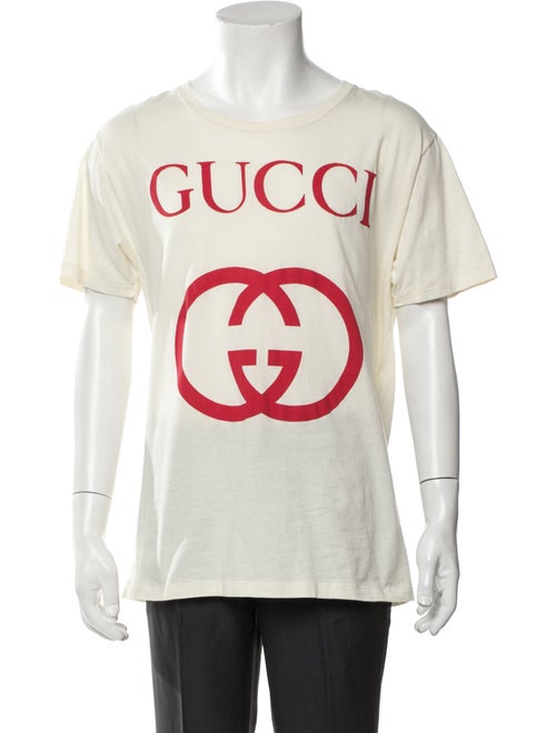 Gucci Interlocking G Logo Crew Neck T-Shirt