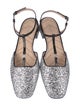 Gucci GG Logo Glitter Slingback Flats