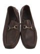 Gucci Horsebit Accent Leather Loafers