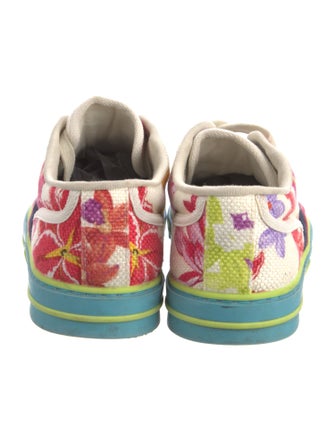 Gucci Sylvie Web Accent Canvas Sneakers