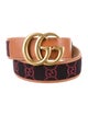 Gucci Double G Logo Wool Belt