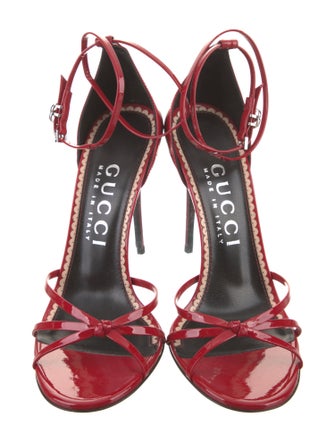 Gucci Patent Leather Sandals