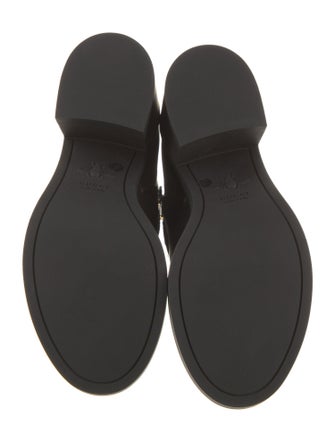 Gucci Leather Moto Boots