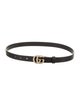 Gucci Faux Pearl Accents Skinny Belt