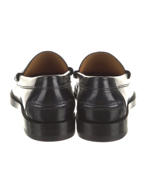 Gucci Interlocking G Logo Leather Loafers
