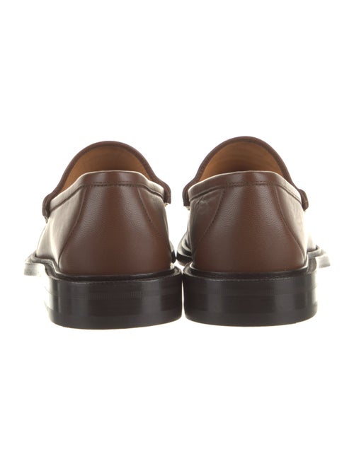 Gucci Horsebit Accent Leather Dress Loafers