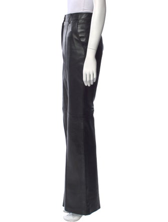 Gucci Leather Wide Leg Pants